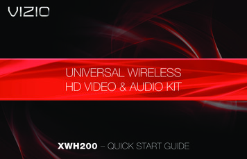 VIZIO Universal Wireless HD Video & Audio Kit