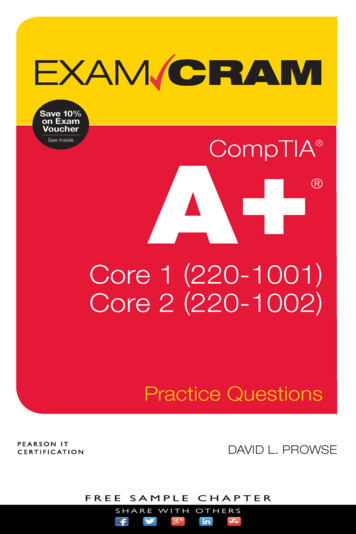 CompTIA Practice Questions - Pearsoncmg 