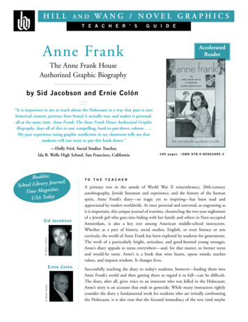TEACHER'S GUIDE Anne Frank - Macmillan Publishers