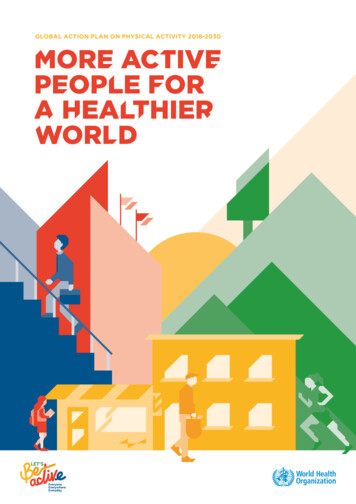 Global Action Plan On Physical Activity 2018-2030 - Who