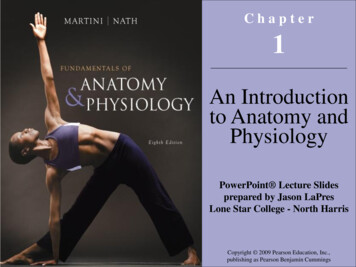 An Introduction To Anatomy And Physiology - Napa Valley College