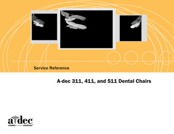 A-dec 311, 411, And 511 Dental Chairs - Frank's Hospital Workshop