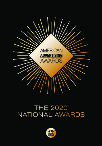 The 2020 National Awards