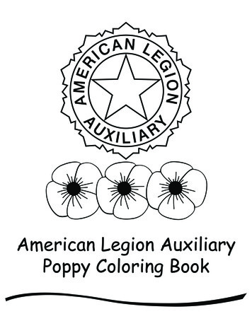 American Legion Auxiliary Poppy Coloring Book