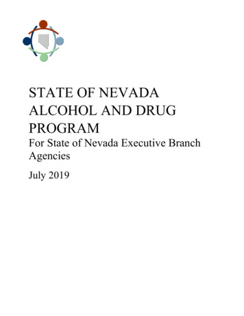 State Of Nevada Alcohol & Drug Program