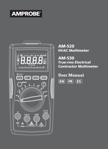 AM-520 HVAC Mulitmeter HVAC Multimeter