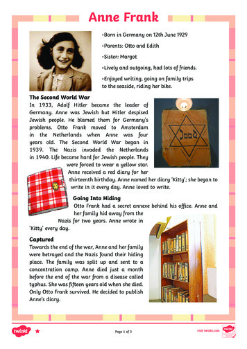 Anne Frank - Weebly