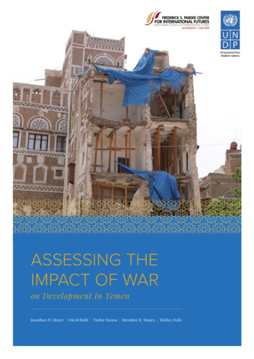 Assessing The Impact Of War On Development In Yemen