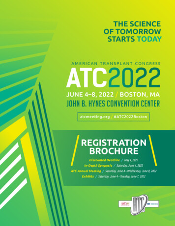 ATC2022 - American Transplant Congress (ATC)