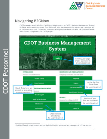 CDOT Personnel - Codot.gov