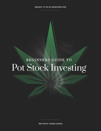 BEGINNERS GUIDE TO Pot Stock Investing - MarketBeat
