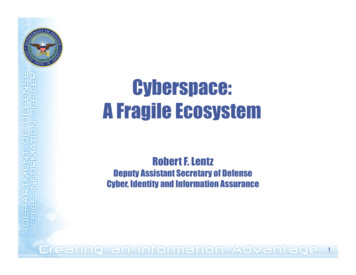 Cyberspace: A Fragile Ecosystem - Black Hat Briefings