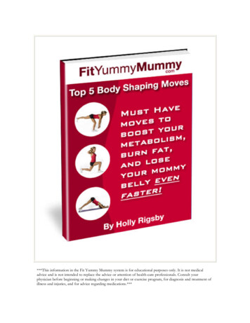***This Information In The Fit Yummy Mummy System Is For Educational .