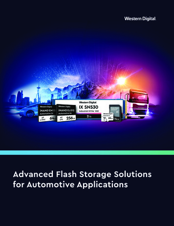 Brochure: Advanced Flash Storage Solutions For . - Western Digital