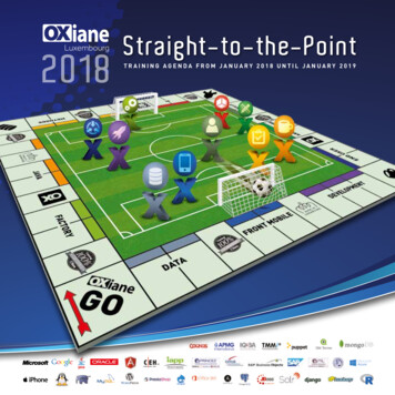 Straight-to-the-Point 2018 - Oxiane.lu