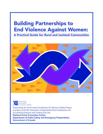 Building Partnerships To End Violence Against Women
