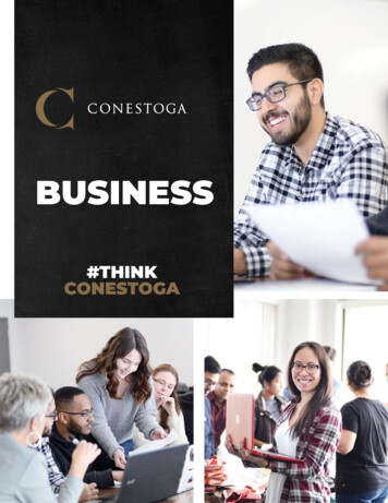 BUSINESS - ThinkConestoga