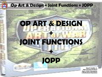 Op Art & Design Joint Functions Jopp - Wcs