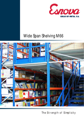 Wide Span Shelving M66 - Shop-rayonnage.be