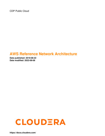AWS Reference Network Architecture