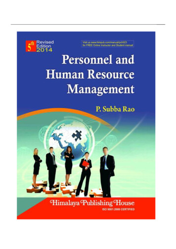 Nature And Scope Of Human Resource Management 1