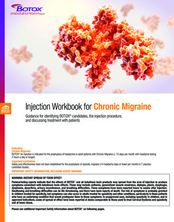 Injection Workbook For Chronic Migraine