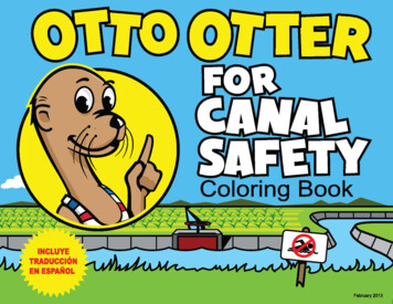 Otto Otter For Canal Safety Coloring Book - Usbr.gov