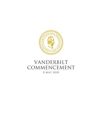Vanderbilt University Commencement 2020