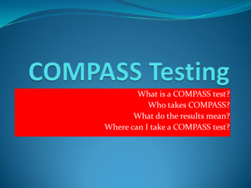 What Is A COMPASS Test? Who Takes COMPASS? What Do The . - Pierpont