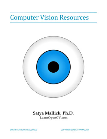 Computer Vision Resources - LearnOpenCV