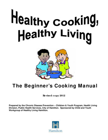 The Beginner's Cooking Manual - Zanshin Sailing