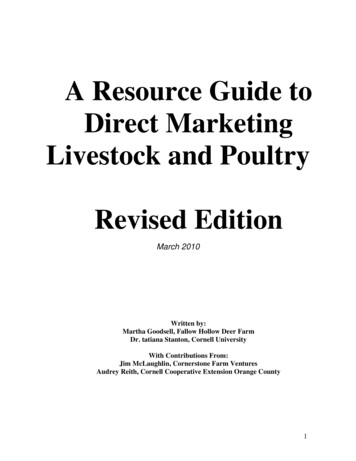 Cornell Resource Guide To Direct Marketing Meat And Poultry