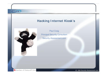 Hacking Internet Kiosk'sHacking Internet Kiosk's
