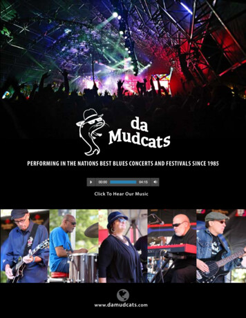 PERFORMING IN THE NATIONS BEST BLUES CONCERTS AND . - Da Mudcats