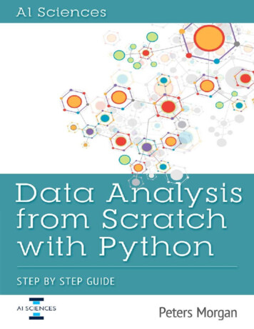Data Analysis From Scratch With Python