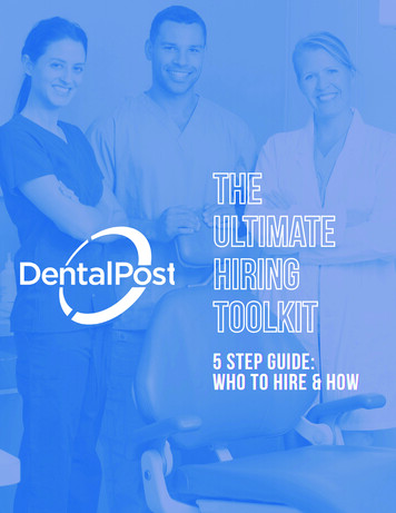 The Ultimate Hiring Toolkit - DentalPost