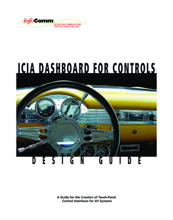 ICIA DASHBOARD FOR CONTROLS - Avixa Portal