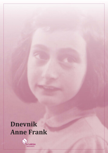 Dnevnik Anne Frank - Skole.hr