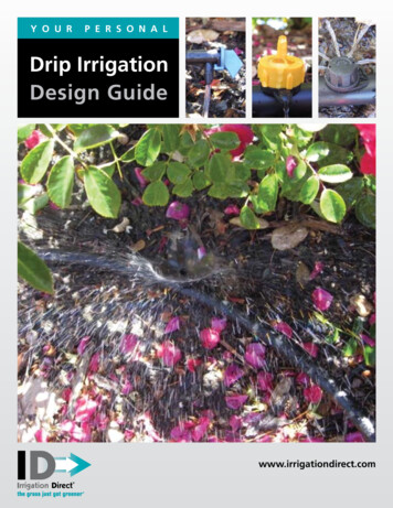 Design Guide - Irrigation Direct Canada