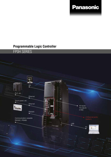 Programmable Logic Controller FP0H SERIES - Panasonic