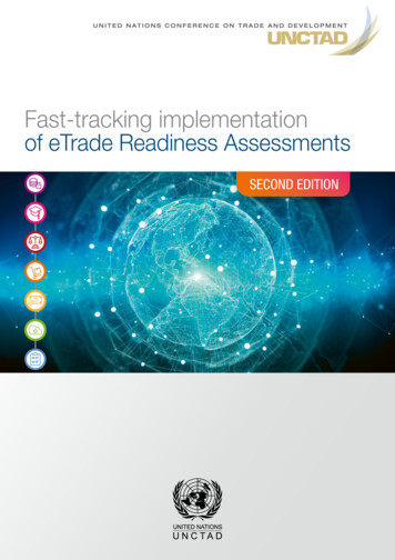 Fast-tracking Implementation Of ETrade Readiness Assessments - Second .