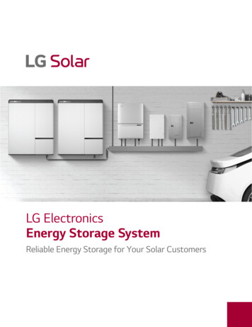 LG Electronics Energy Storage System