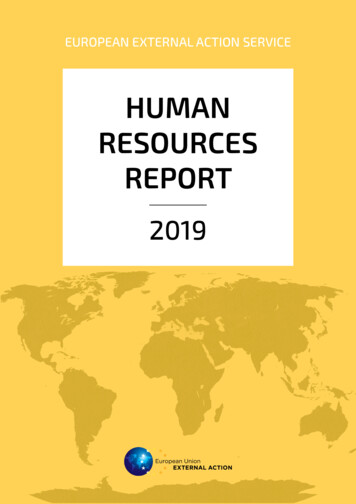 HUMAN RESOURCES REPORT - Europa