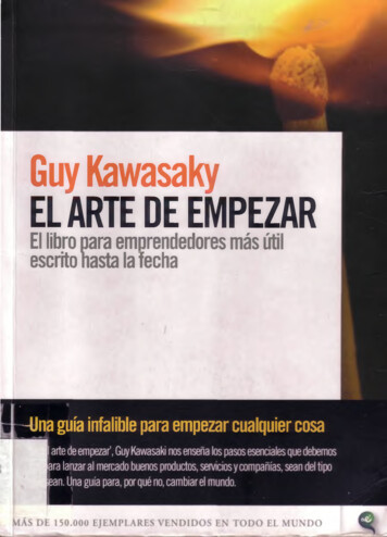 Guy Kawasaky EL ARTE DE EMPEZAR - Yola