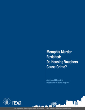 Memphis Murder Revisited: Do Housing Vouchers Cause Crime?