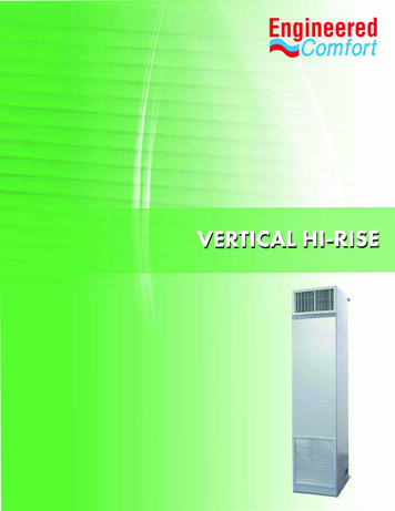 VERTICAL HI-RISE/STACK FAN COIL UNITS - Engineered Comfort