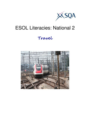 ESOL Literacies: Travel - Scottish Qualifications Authority