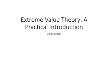 Extreme Value Theory: An Introduction - Colorado State University