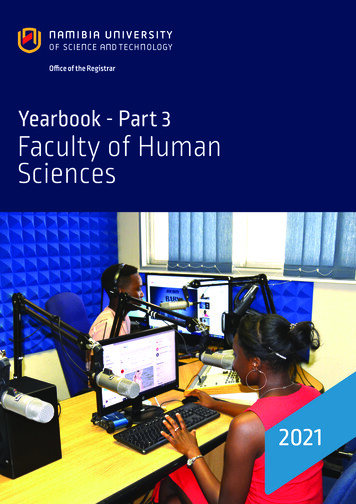 Yearbook - Part 3 Faculty Of Human Sciences - NUST