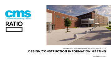 Ardrey Kell, South Mecklenburg Relief High School Design/Construction .